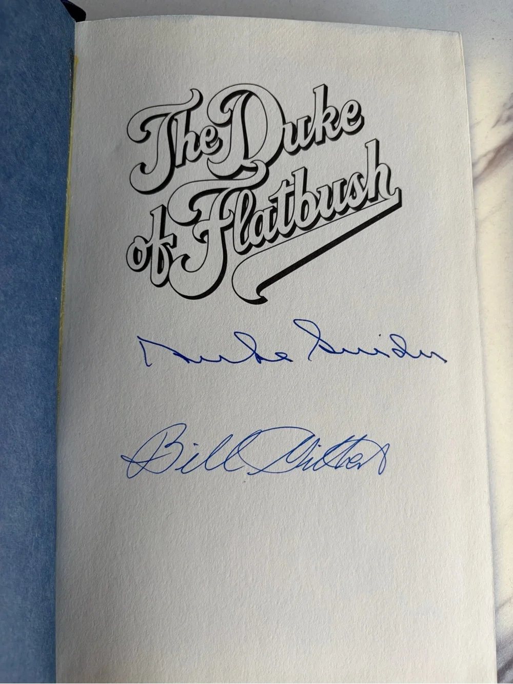 Duke Snider Signed The Duke of Flatbush Ltd #42/1000 Leatherbound Bill Gilbert